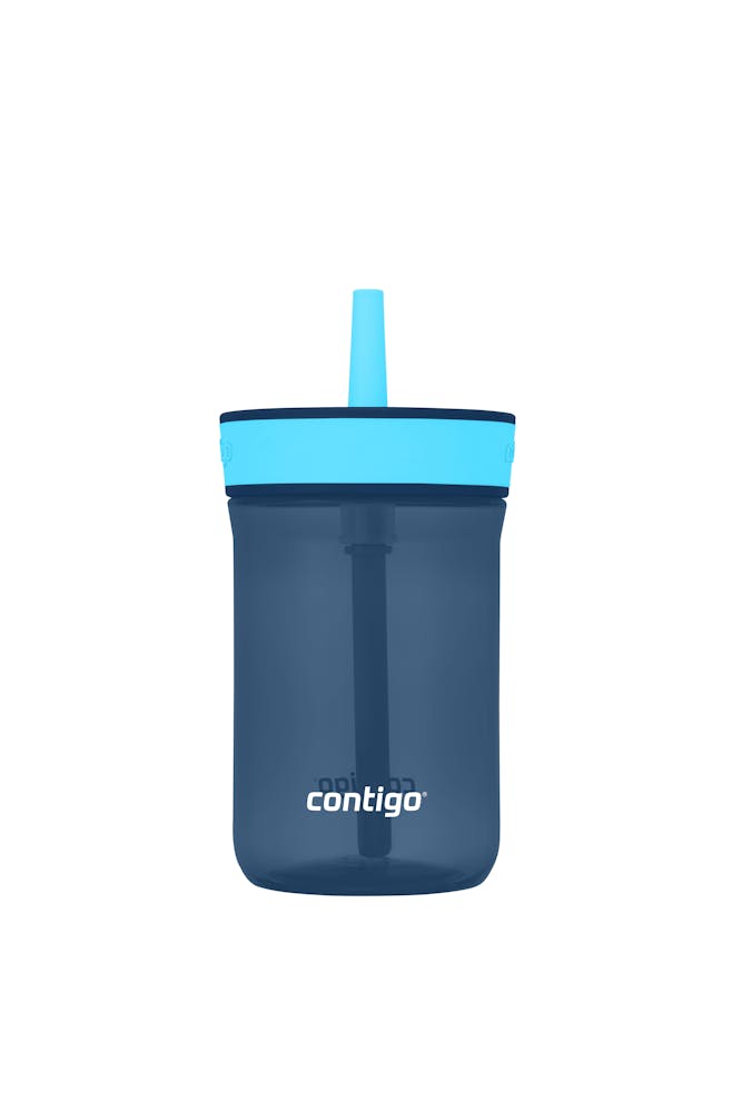 Kids’ Leighton Straw Tumbler with Spill-Proof Leak-Proof Lid, 14oz J9