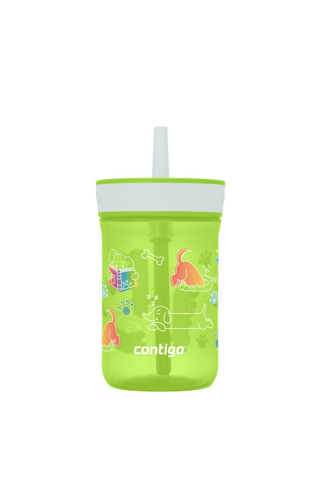 Kids’ Leighton Straw Tumbler with Spill-Proof Leak-Proof Lid, 14oz J9